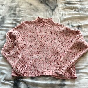 Lauren Conrad Pink Pom Pom sweater